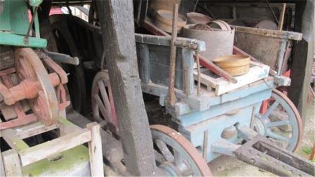 Boerenwagen met vast zijbord, Karrenmuseum Essen
